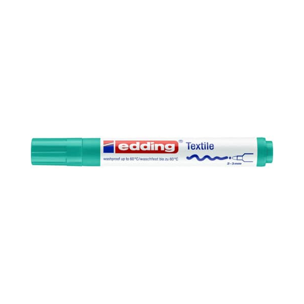 10 x Edding Textilmarker edding 4500 creative Rundspitze 2-3mm blassgr