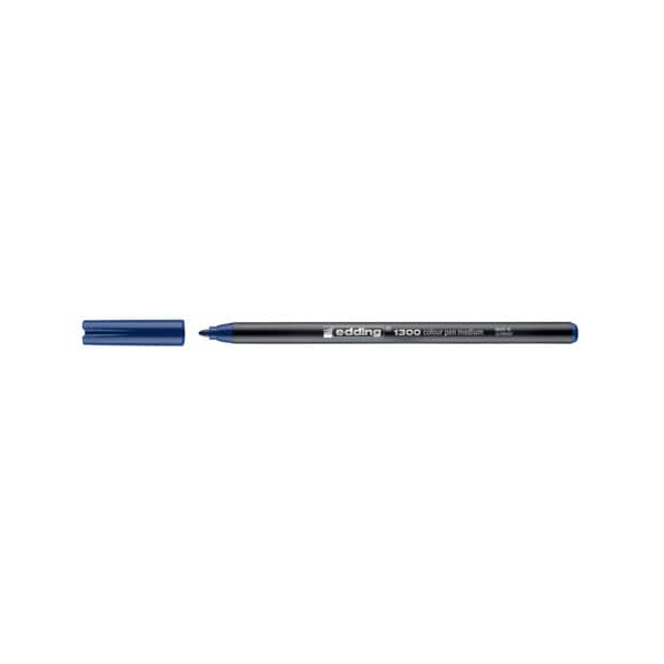 10 Stück Edding Faserschreiber stahlblau 4004764289066 Edding