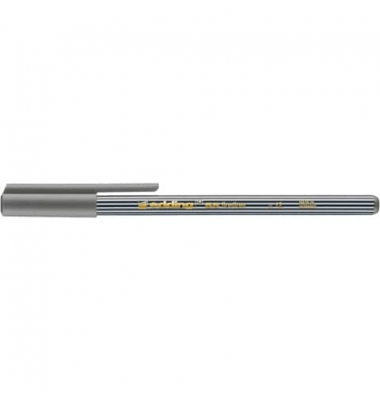 Fineliner 55 fine, 55-012, schwarz-weiss gestreift (Schreibfarbe: grau), 0,3mm