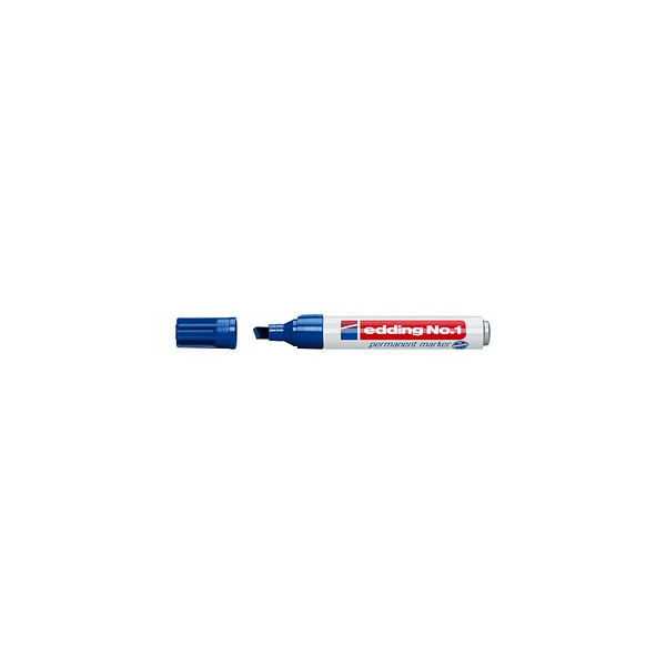 4004764426812 - edding Permanentmarker Marker No1 blau 10Stck 10 - 50 mm Blau 4004764426812 - edding Permanentmarker Marker No1 blau 10Stck 10 - 50 mm Blau