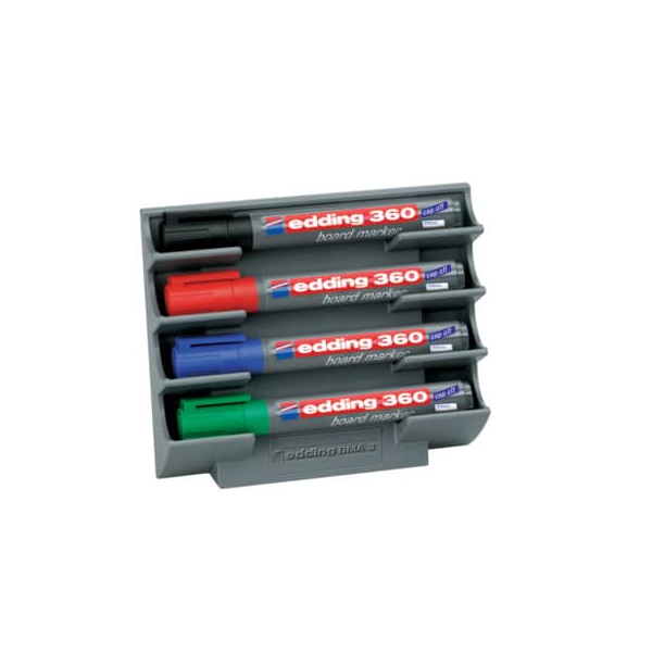4004764816453 - Whiteboardmarker-Halter e-BMA3 magnetisch für bis zu 4 Marker B 158 x T 136 x H 42 mm