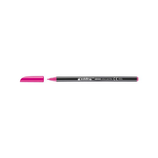 10 x Edding Fasermaler edding 1200 colourpen 1mm neonrosa