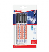 CD-Marker cd/dvd/bd marker, 8400-4-1001, Packung, schwarz, 0,5-1mm Rundspitze