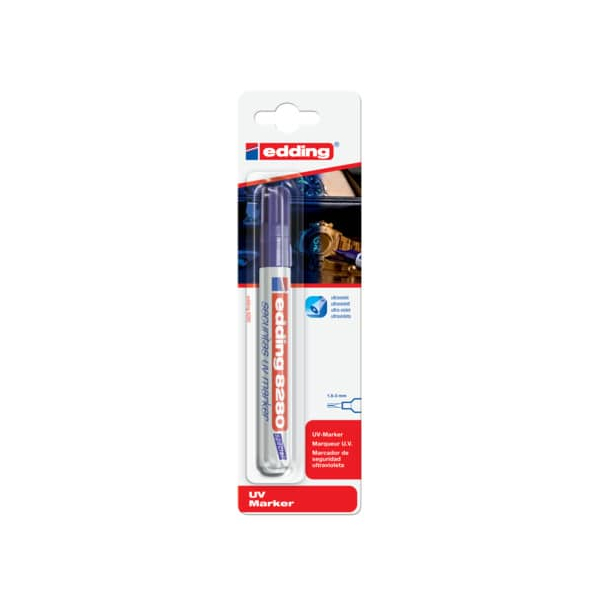 10 x Edding UV-Marker edding 8280 Securitas Blister