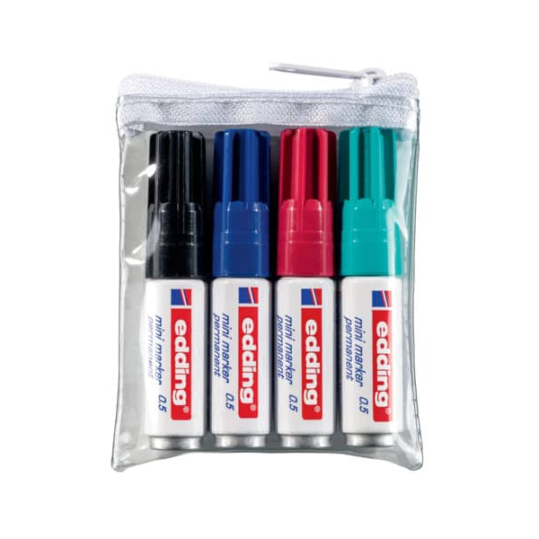 4004764866403 - Permanentmarker-Set Permanentmarker 4-05-4 Packung 4-farbig sortiert 15-3mm Rundspitze 4004764866403 4 Stück