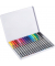 Fineliner-Set 55 fine, 55-16, schwarz-weiss gestreift (Schreibfarbe: 16-farbig sortiert), 0,3mm
