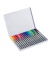 Fineliner-Set 55 fine, 55-16, schwarz-weiss gestreift (Schreibfarbe: 16-farbig sortiert), 0,3mm