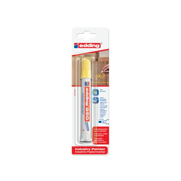 5 Stück Edding Industriemarker 1ST DIY gelb 4004764895038 Edding