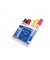 Windowmarker-Set Kreidemarker, 4090-999, Pack, schwarz/rot/weiß/neongelb/neonrosa, 4-15mm Keilspitze