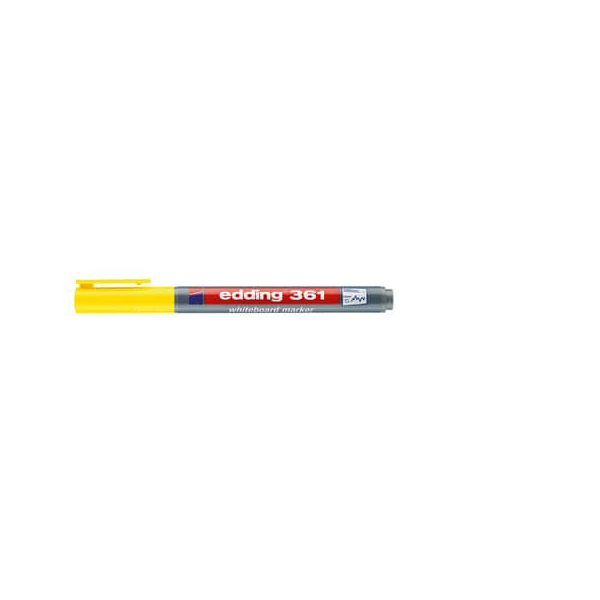 10 Stück Edding Boardmarker 361, 4-361005, gelb, 1mm Rundspitze 4004764924905 Edding