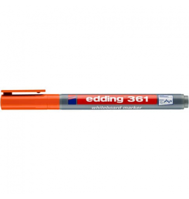 Boardmarker 361, 4-361006, Stift, orange, 1mm Rundspitze