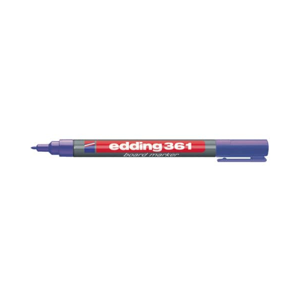 10 Stück Edding Boardmarker 361, 4-361008, violett, 1mm Rundspitze 4004764925056 Edding