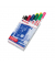 Windowmarker 4095-999, Pack, blau/grün/schwarz/rot/hellgrün/neongelb/neonorange/neonrosa/2x weiß, 2-3mm Rundspitze