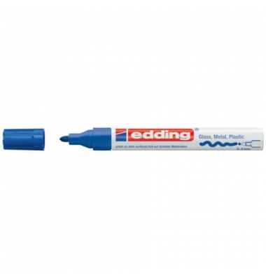 Lackmarker Glanzlack-Marker, CR750-003, Stift, blau, 2-4mm Rundspitze