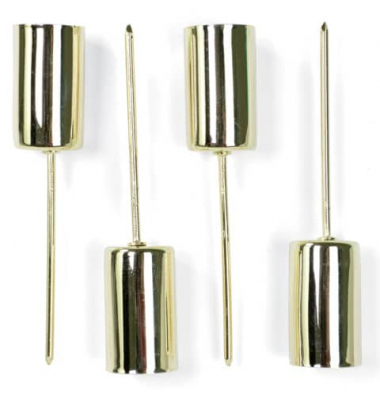 Adventskerzenhalter Stabkerze gold