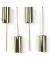 Adventskerzenhalter 10860 ohne gold 23x110mm (BxH) 