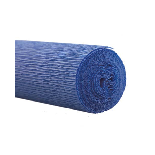 5 Stück Werola Floristen Krepppapier - 50 x 250 cm, mittelblau 4005063465717 WEROLA 2 Meter