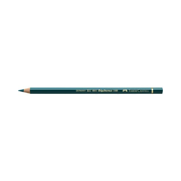 6 Stück Faber-Castell Künstlerstift Polychromos, 110158, grün, rund 4005401101581 Faber-Castell