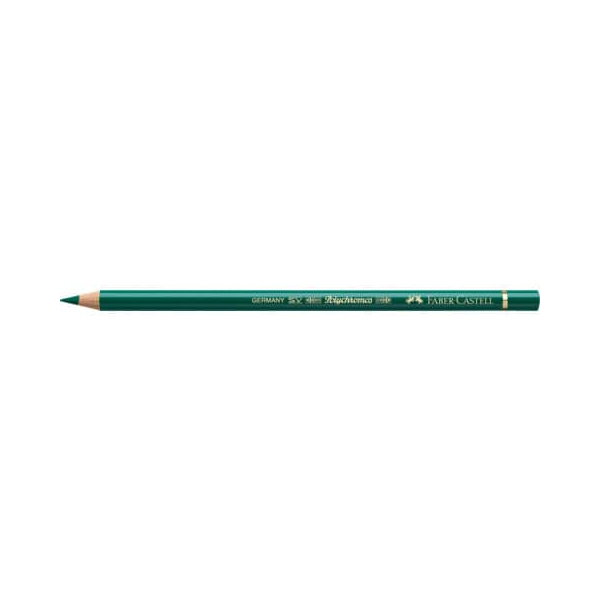 6 Stück Faber-Castell Künstlerstift Polychromos, 110159, grün, rund 4005401101598 Faber-Castell