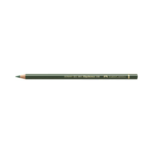 6 Stück Faber-Castell Künstlerstift Polychromos, 110174, grün, rund 4005401101741 Faber-Castell