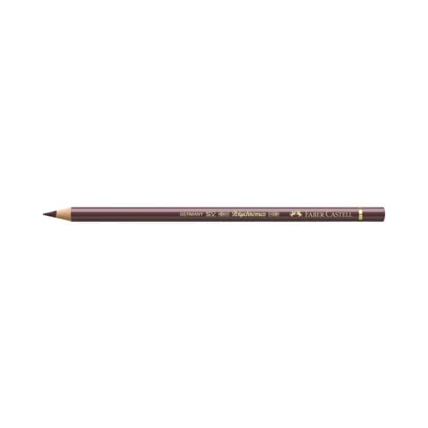6 x Faber Castell Künstlerfarbstift Polychromos Van Dyck braun