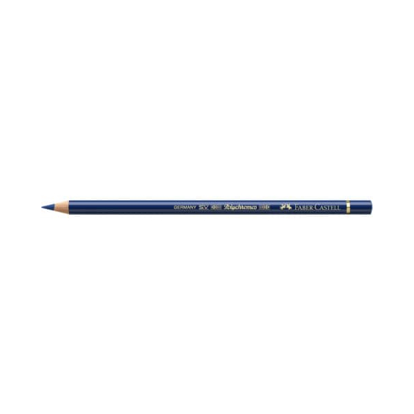 6 Stück Faber-Castell Künstlerstift Polychromos, 110247, blau, rund 4005401102472 Faber-Castell