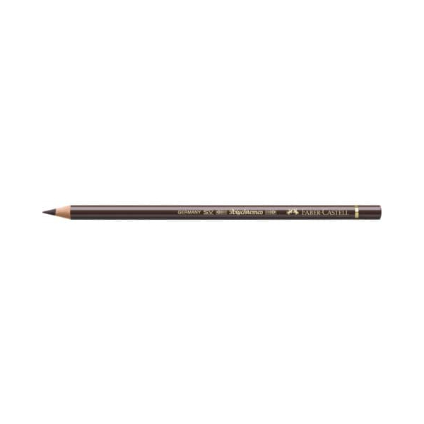 6 Stück Faber-Castell Künstlerstift Polychromos, 110280, braun, rund 4005401102809 Faber-Castell