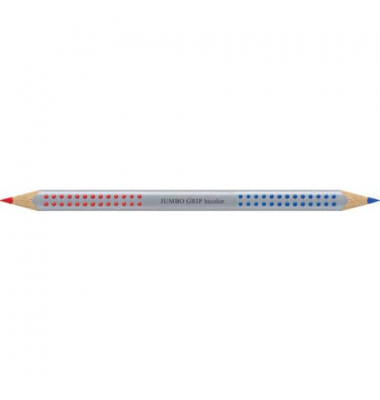 Buntstifte Jumbo GRIP Bicolor, 110910, rot/blau, dreikant, ergonomisch