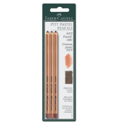 Reisskohlenstift-Set PITT Farbstift, 112797, 3x farbig sortiert, k.A., k.A.