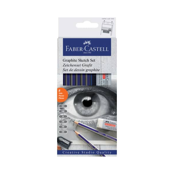 6 Stück Faber-Castell 114000 4005401140009 Faber-Castell 8 Stück