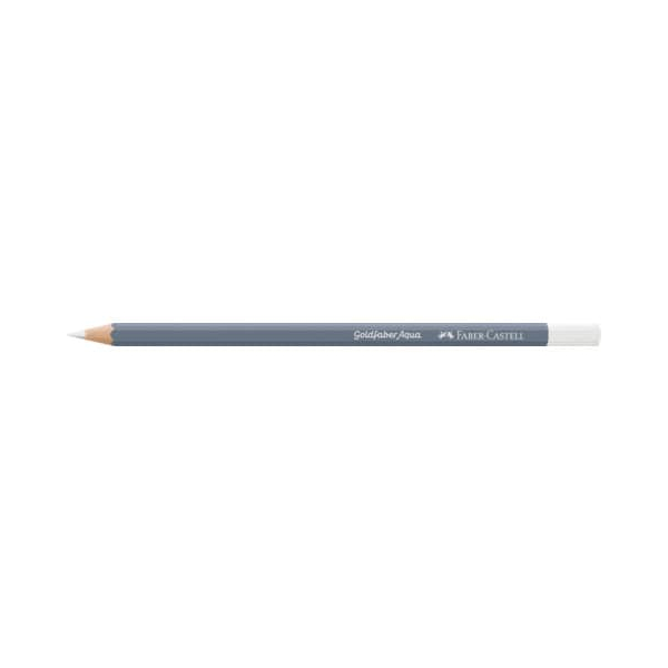 12 Stück Faber-Castell Aquarellstift Goldfaber Aqua, 114601, weiß, sechskant 4005401146018 Faber-Castell