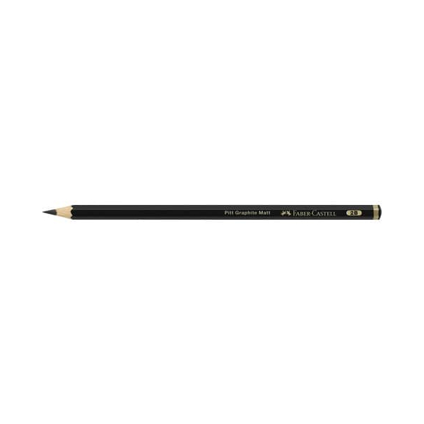 12 Stück Faber-Castell Bleistift Pitt Graphite Matt, 115202, Härte HB, schwarz 4005401152026 Faber-Castell
