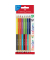 Buntstifte-Set Bicolor, 116197, farbig sortiert, rund, Packung