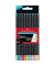 Buntstifte-Set Black Edition Neon & Pastel, 116410, farbig sortiert, dreikant, ergonomisch, Packung