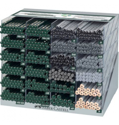 Bleistift-Set Castell / GRIP 2001, 117024, 528x farbig sortiert, k.A., 24x sortiert