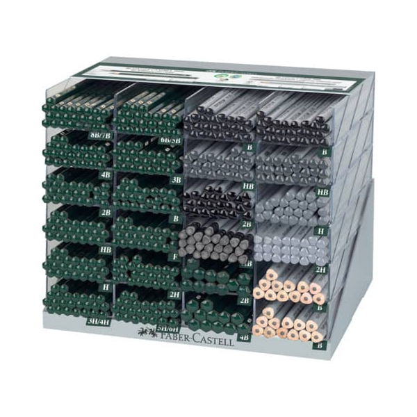 4005401170242 - Bleistift-Set GRIP 2001 im Dauerdisplay 117024 Härte 24x sortiert farbig sortiert 4005401170242 528 Stück