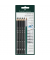 Bleistift-Set Graphit Aquarelle, 117897, 5x schwarz, 3,3mm, HB,2B,4B,6B,8B, wasserlöslich