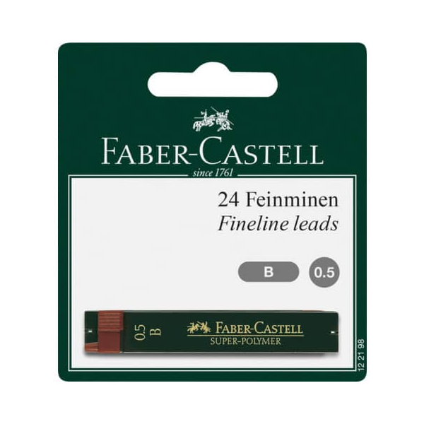 10 Stück Faber-Castell 122198   0.5 mm 4005401221982 Faber-Castell 24 Stück