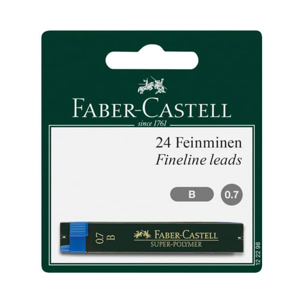 10 Stück Faber-Castell 122298   0.7 mm 4005401222989 Faber-Castell 24 Stück