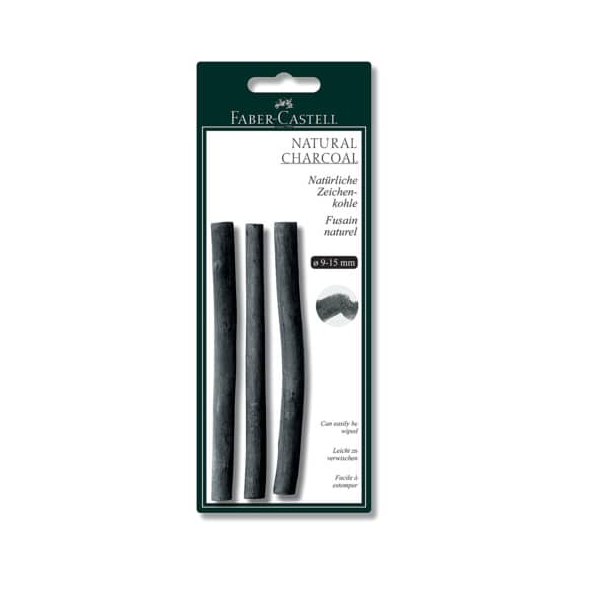 10 Stück Faber-Castell Reisskohle 4005401294986 Faber-Castell 4 Stück