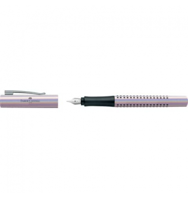 FABER-CASTELL Grip Edition Glam Patronenfüller pearl M (mittel)