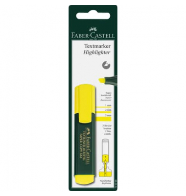 Textmarker TEXTLINER 48, 145099, gelb, 1-5mm Spezialspitze