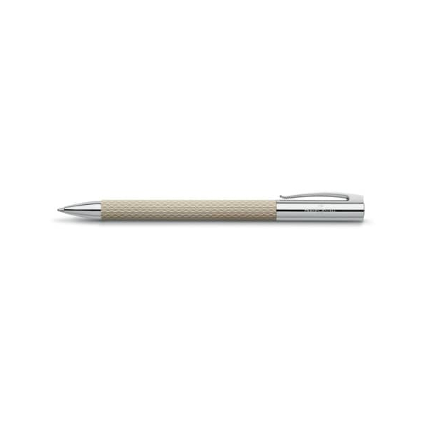 4005401496168 - FABER-CASTELL Drehkugelschreiber Ambition OpArt White Sand
