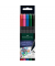 Fineliner-Set 1516 Grip, 151604, schwarz (Schreibfarbe: 5-farbig sortiert), 0,4mm