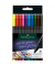 Fineliner-Set 1516 Grip, 151610, schwarz (Schreibfarbe: 10-farbig sortiert), 0,4mm