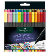 FABER-CASTELL Grip Fineliner farbsortiert 0,4 mm