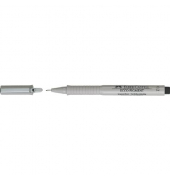 Pigmentliner Ecco Pigment, 166299, grau (Schreibfarbe: schwarz), 0,2mm