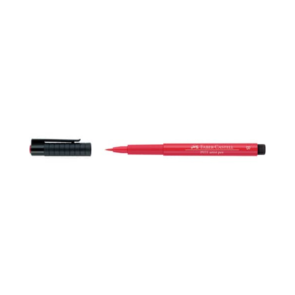 10 Stück Faber-Castell Tuschestift Brush geraniumrot hell 4005401674214 Faber-Castell