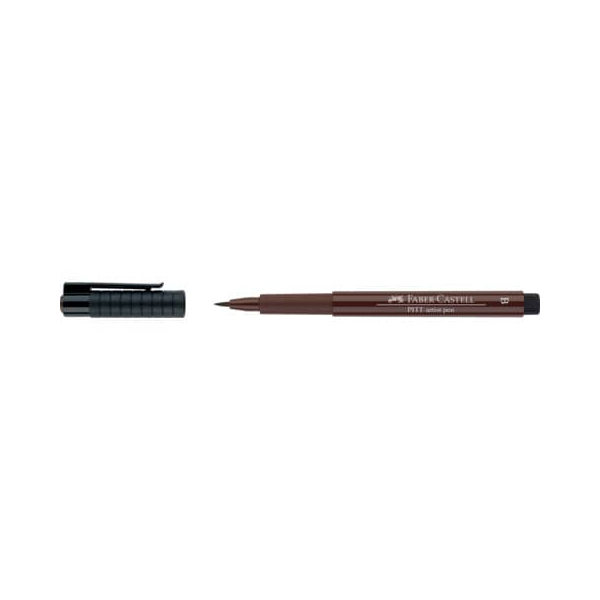 10 Stück Faber-Castell Tuschestift Brush sepia 4005401674757 Faber-Castell