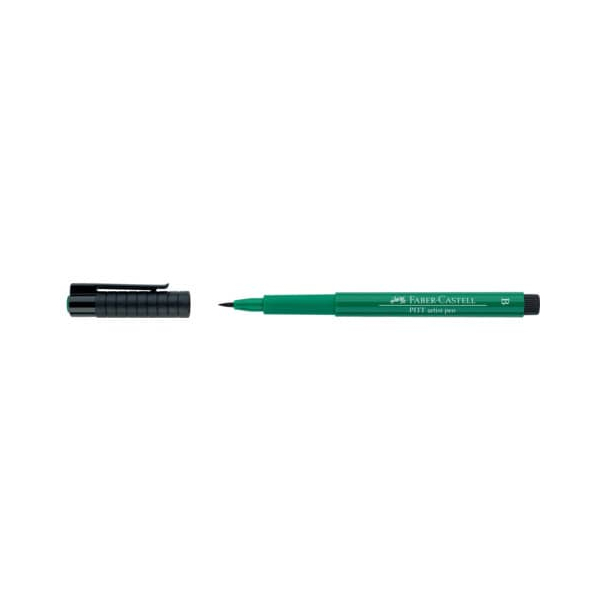 10 Stück Faber-Castell Tuschestift Brush phtalogrün dunkel 4005401674788 Faber-Castell
